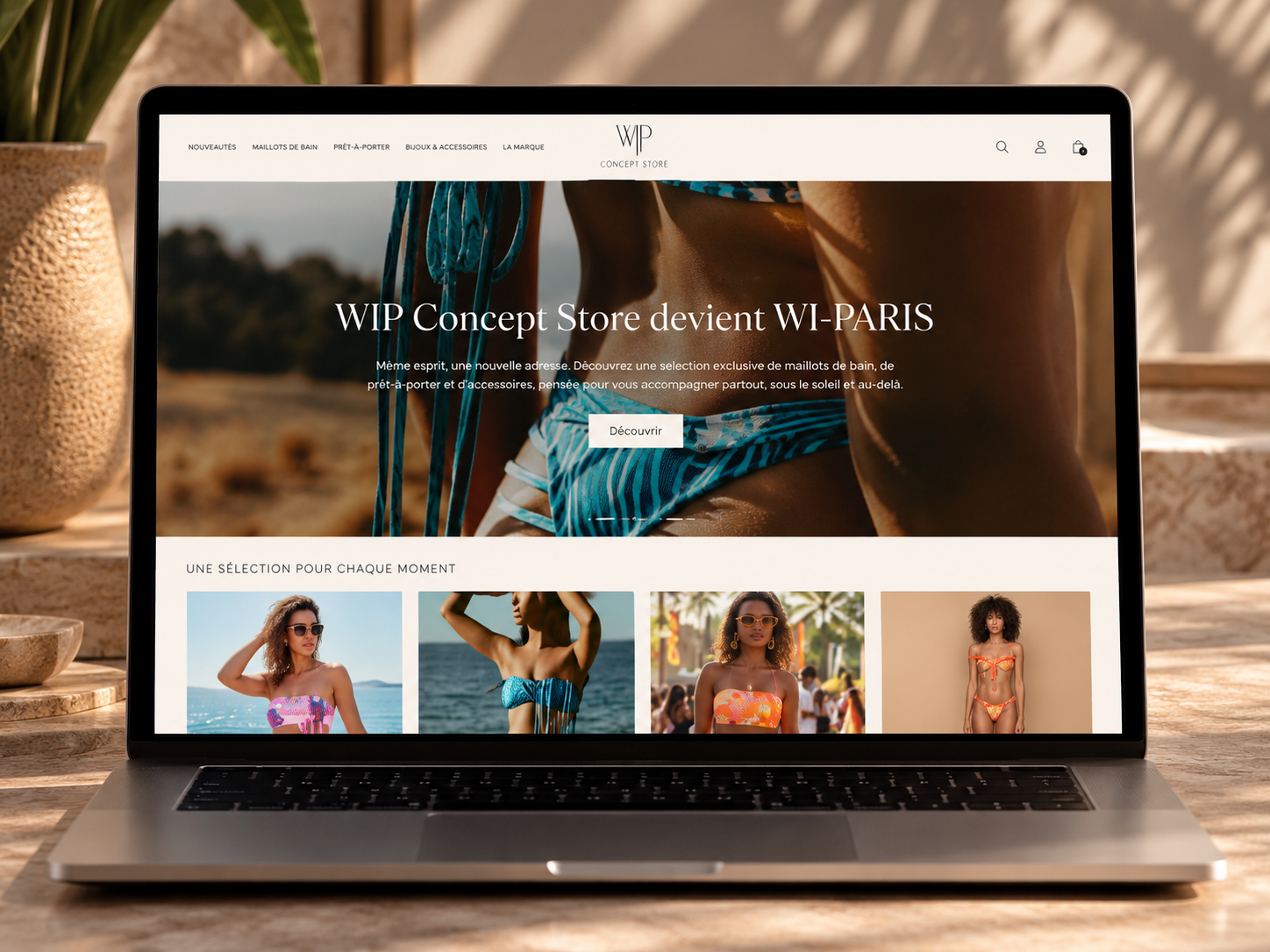Webdesign & e-commerce – WIP Concept Store Site e-commerce WIP Concept Store conçu par Web Sy Design